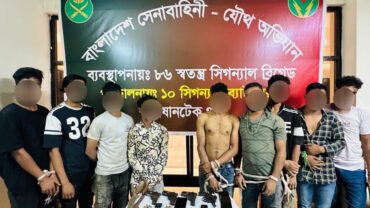 রাজধানীতে ‘হিটলু বাবু গ্যাং’র ১০ সদস্য গ্রেফতার