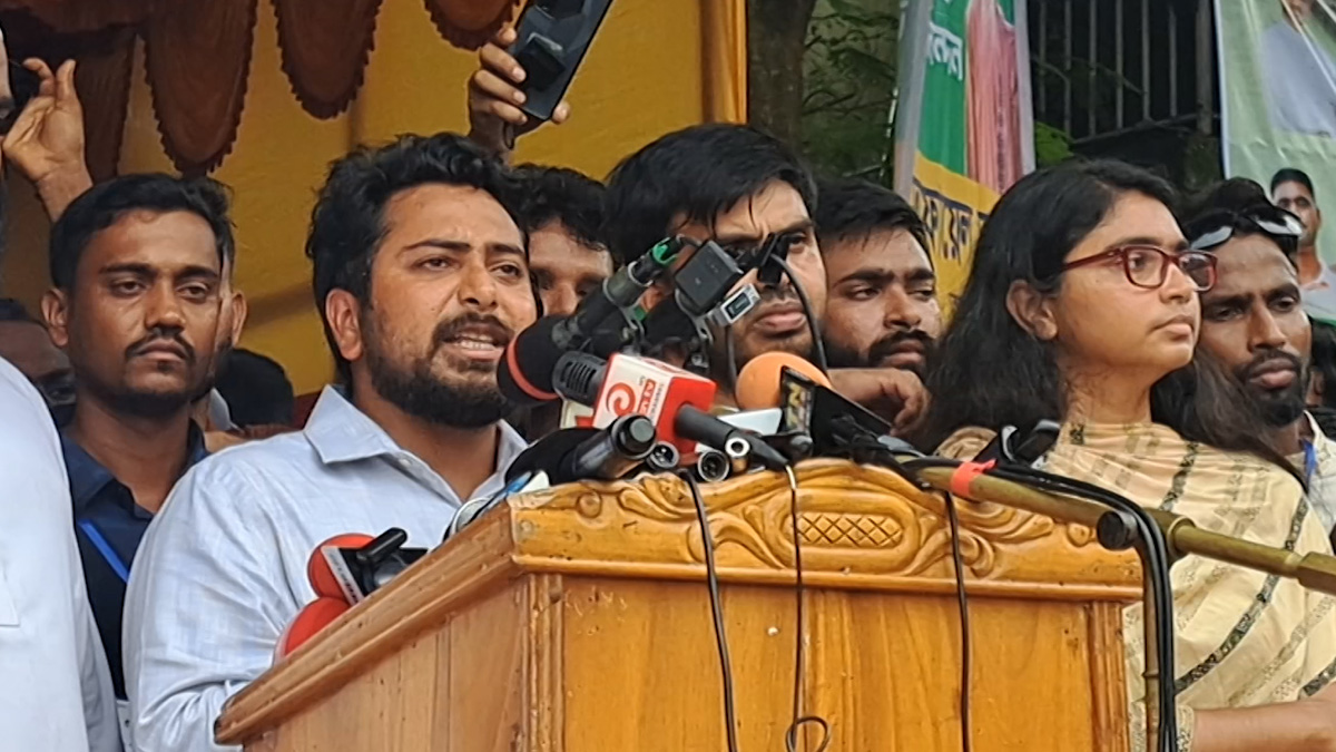 স্বাধীনতার পর রাজনৈতিক ইতিহাসের সবচেয়ে বড় ঘটনা জুলাই গণঅভ্যুত্থান: নাহিদ