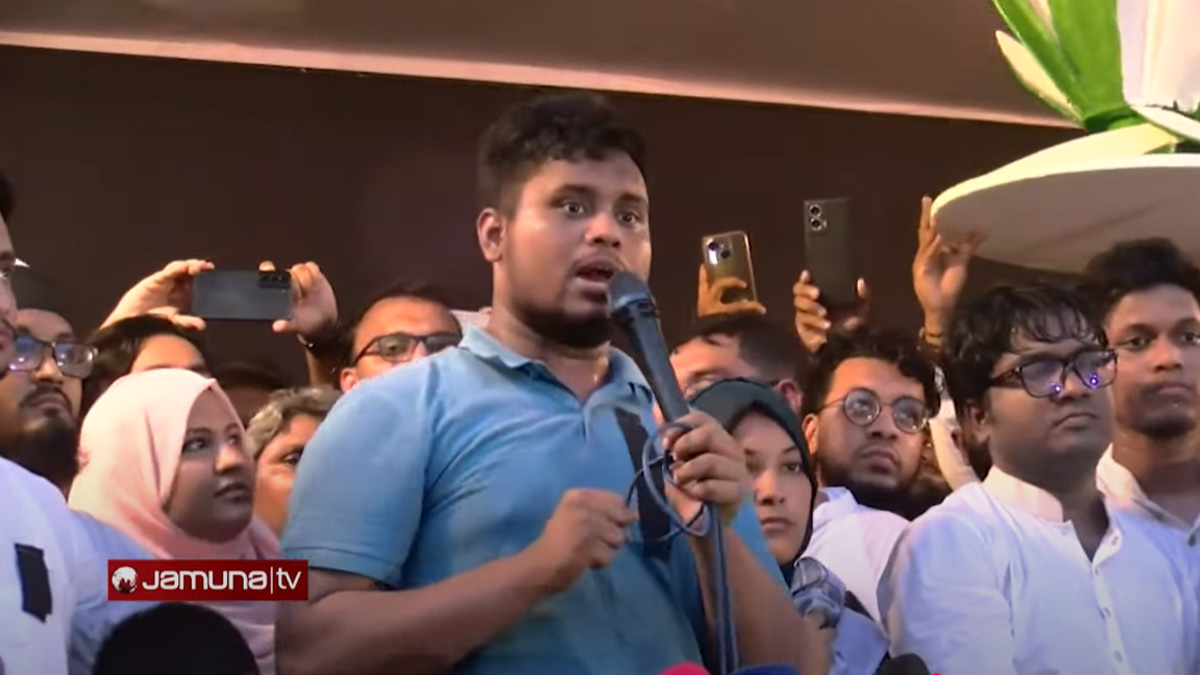 বিএনপি-জামায়াত করেন আপত্তি নেই, কিন্তু আ. লীগের সঙ্গে সখ্যতা মানবো না: হাসনাত