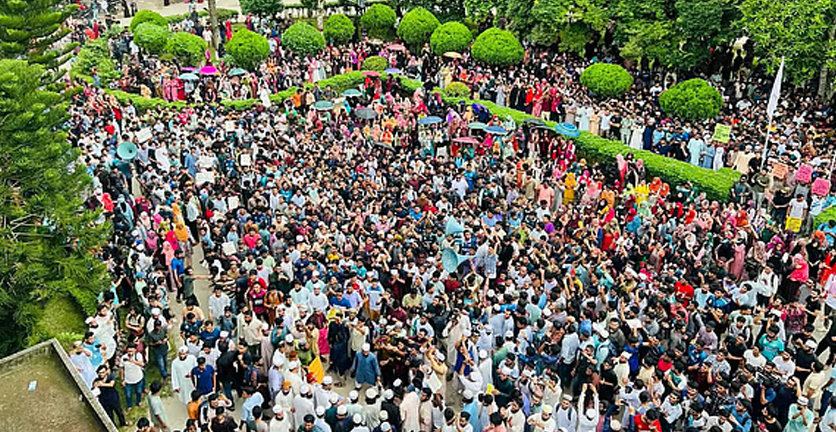 শিক্ষার্থীর রহস্যজনক মৃত্যুতে উত্তাল ইসলামী বিশ্ববিদ্যালয় ক্যাম্পাস