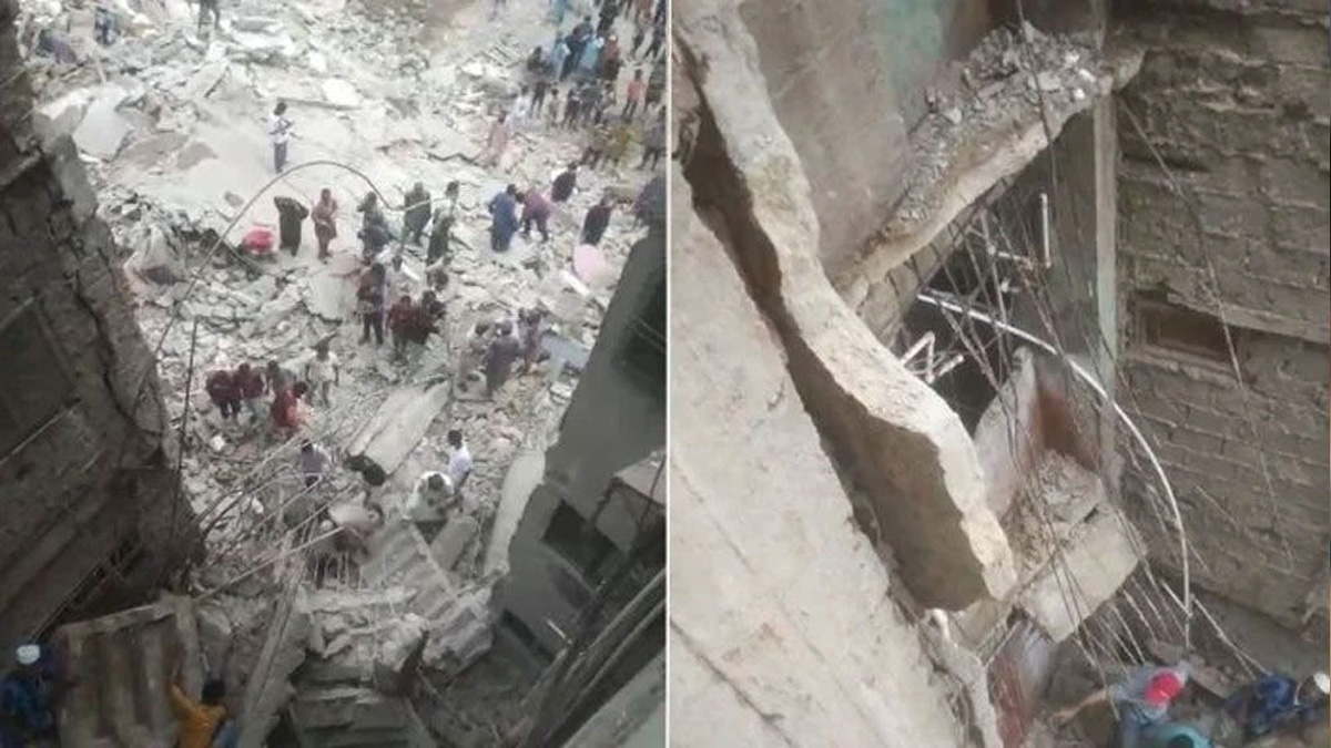 পাকিস্তানে বহুতল ভবন ধসে অন্তত ১২ জনের মৃত্যু