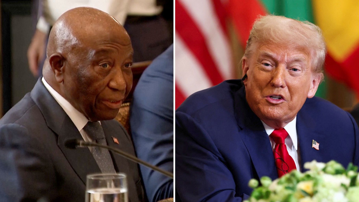 কোথা থেকে এতো সুন্দর ইংরেজি বলা শিখলেন: লাইবেরিয়ার প্রেসিডেন্টকে প্রশ্ন ট্রাম্পের