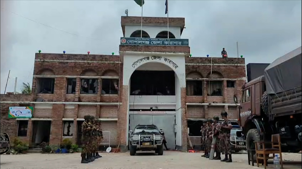 গোপালগঞ্জ জেলা কারাগারে নিরাপত্তা জোরদার
