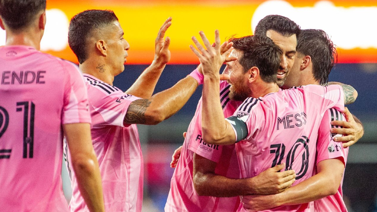 মেসির জোড়া গোলে নিউ ইংল্যান্ডের বিপক্ষে জয় ইন্টার মিয়ামির