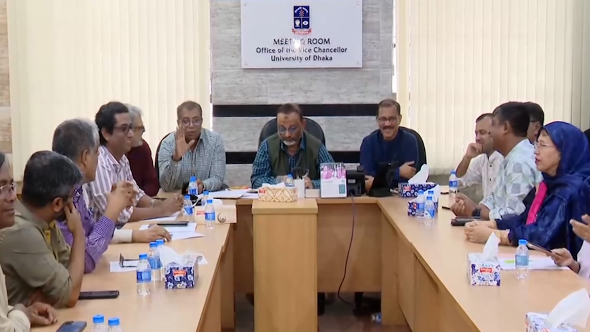 ঢাবি হলে ছাত্ররাজনীতি না রাখার সিদ্ধান্ত বহাল আছে: উপাচার্য