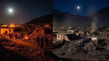 আফগানিস্তানে ৬ মাত্রার ভূমিকম্পে নিহত বেড়ে ৫০০