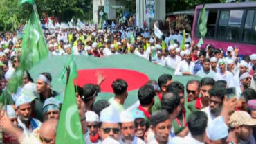 পবিত্র ঈদে মিলাদুন্নবী (সা.) উপলক্ষে রাজধানীতে জশনে জুলুছ
