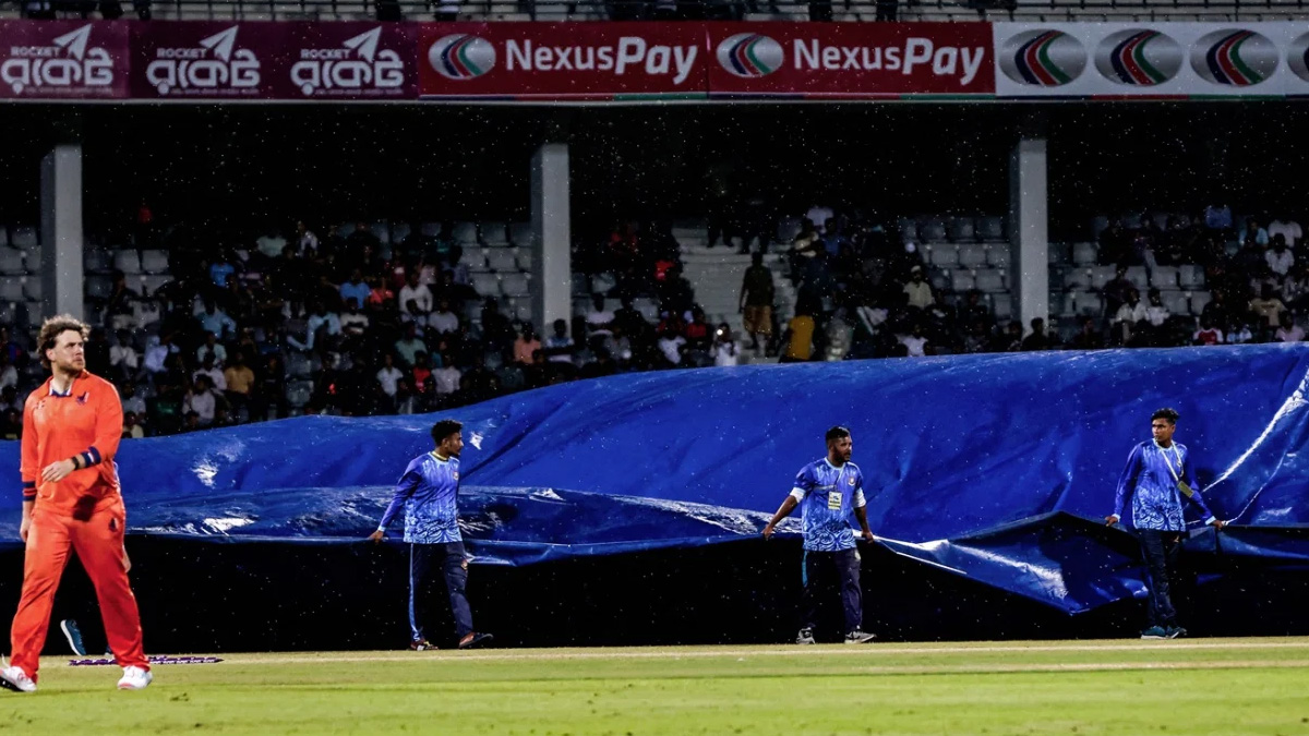 সিলেটে আবারও বৃষ্টি, খেলা বন্ধ